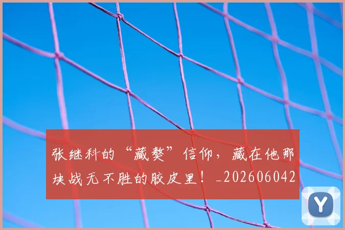 张继科的“藏獒”信仰，藏在他那块战无不胜的胶皮里！_20260604222029